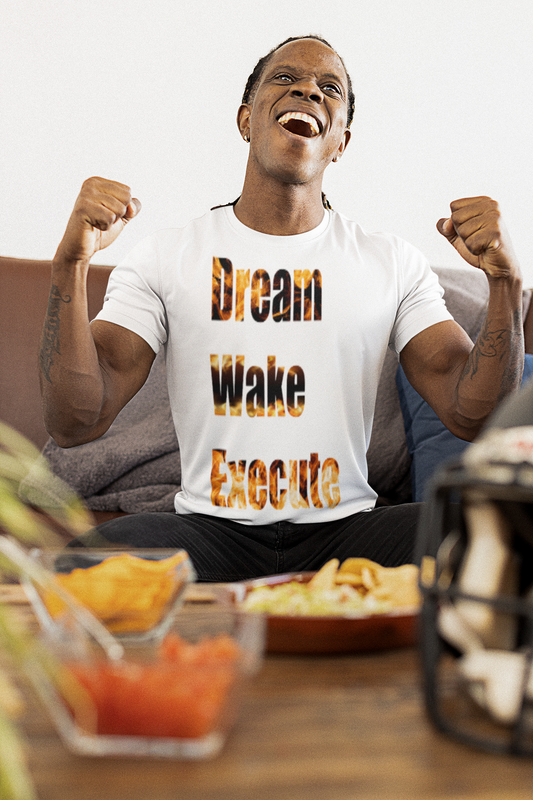 UNISEX SHORT SLEEVE TEE "Dream Wake Execute"